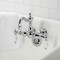 Kingston Brass CA1004T1 3-3/8" Tub Wall Mount Clawfoot Tub Faucet, Polished Chrome CA1004T1 - alternate 3